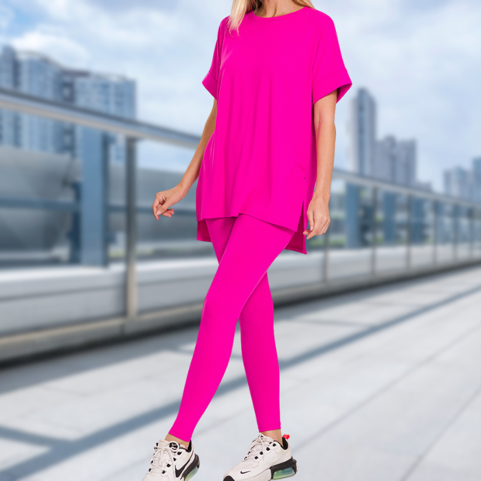 Hot Pink Legging Set