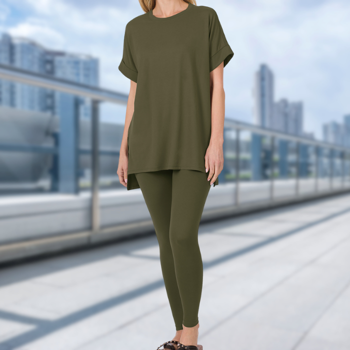 Olive Legging Set