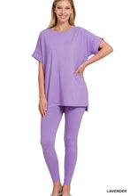 Load image into Gallery viewer, Lavender Lounge Set-Reg &amp; Plus Size
