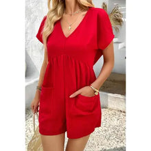 Load image into Gallery viewer, Ruby Red Romper
