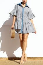 Load image into Gallery viewer, Poppy Striped Ultra Mini Dress
