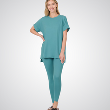 Load image into Gallery viewer, Teal Legging Set

